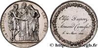 FRANCE Médaille de mariage, La Religion les unit AMOUR ET MARIAGE 1822 (36mm, 24,38g, 12h) -