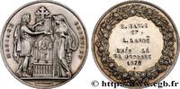 FRANCE Médaille, Mariage chrétien AMOUR ET MARIAGE 1878 (30,5mm, 11,88g, 12h) -