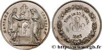 FRANCE Médaille, Mariage chrétien AMOUR ET MARIAGE 1883 (30,5mm, 12,15g, 12h) -