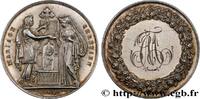 FRANCE Médaille, Mariage chrétien AMOUR ET MARIAGE 1879 (30,5mm, 11,96g, 12h) -