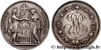 FRANCE Médaille, Mariage chrétien AMOUR ET MARIAGE 1883 (30,5mm, 11,97g, 12h) -