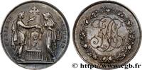 FRANCE Médaille, Mariage chrétien AMOUR ET MARIAGE 1884 (30,5mm, 11,79g, 12h) -
