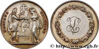 FRANCE Médaille, Mariage chrétien AMOUR ET MARIAGE 1881 (30,5mm, 11,87g, 12h) -