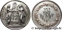 FRANCE Médaille, Mariage chrétien AMOUR ET MARIAGE 1887 (30,5mm, 12,17g, 12h) -