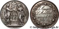 FRANCE Médaille, Mariage chrétien AMOUR ET MARIAGE 1892 (29,5mm, 11,96g, 12h) -