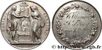 FRANCE Médaille, Mariage chrétien AMOUR ET MARIAGE 1895 (29mm, 11,52g, 12h) -