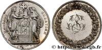 FRANCE Médaille, Mariage chrétien AMOUR ET MARIAGE 1849 (30mm, 11,98g, 12h) -