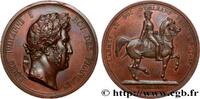 FRANCE Médaille, L’armée au Duc d’Orléans, prince royal LOUIS-PHILIPPE Ier 1842 (70,5mm, 191,56g, 12h) -