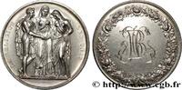 FRANCE Médaille de mariage, La Religion les unit AMOUR ET MARIAGE 1868 (36,5mm, 21,10g, 12h) -