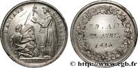 FRANCE Médaille, Mariage chrétien AMOUR ET MARIAGE 1845 (19,5mm, 3,88g, 12h) -