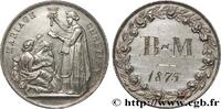 FRANCE Médaille, Mariage chrétien AMOUR ET MARIAGE 1875 (20mm, 3,08g, 12h) -