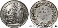 FRANCE Médaille, Mariage chrétien AMOUR ET MARIAGE 1855 (20mm, 3,54g, 12h) -