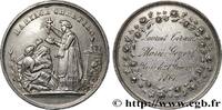 FRANCE Médaille, Mariage chrétien AMOUR ET MARIAGE 1861 (24mm, 4,84g, 12h) -
