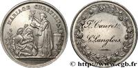 FRANCE Médaille, Mariage chrétien AMOUR ET MARIAGE 1866 (24mm, 5g, 12h) -