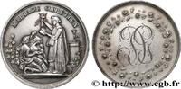 FRANCE Médaille, Mariage chrétien AMOUR ET MARIAGE 1864 (24mm, 4,94g, 12h) -