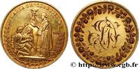 FRANCE Médaille, Mariage chrétien AMOUR ET MARIAGE 1855 (24mm, 8,48g, 12h) -