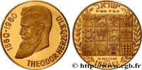 FRANCE Médaille, Théodore Herzl ISRAËL (1948) (36mm, 15,68g, 12h) -