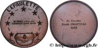 FRANCE Médaille, l'Épaulette ARMÉES Monnaie de Paris 1985 (71,5mm, 172,64g, 12h) -