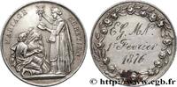 FRANCE Médaille, Mariage chrétien AMOUR ET MARIAGE 1876 (20mm, 3,10g, 12h) -