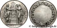 FRANCE Médaille, Mariage chrétien AMOUR ET MARIAGE 1856 (29,5mm, 12g, 12h) -