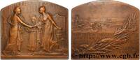 FRANCE Plaquette, Exposition Universelle EXPOSITIONS UNIVERSELLES Belgique, Liège 1905 (63,5mm, 152,19g, 12h) -
