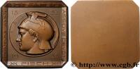 FRANCE Plaquette, Fisch, 100 ans consacré aux Beaux-Arts BEAUX-ARTS - SOCIÉTÉS, ÉCOLES ET PRIX 1953 (53mm, 79,84g, 12h) -