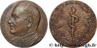 FRANCE Médaille, Au doyen Léon Binet MÉDECINE - SOCIÉTÉS MÉDICALES - MÉDECINS/CHIRURGIENS - ASSISTANCE PUBLIQUE 1963 (79,5mm, 264,53g, 12h) -