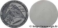 FRANCE Médaille, Amicale des anciens marins du bassin d’A MER ET MARINE : PAQUEBOTS, NAVIRES, BATEAUX n.d. (79,5mm, 242,67g, 12h) -