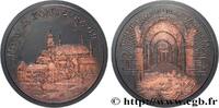 FRANCE Médaille, Abbaye de Fontevrault, n°81 MONUMENTS Monnaie de Paris 1976 (85,5mm, 259,24g, 12h) -