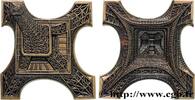 FRANCE Médaille, Tour Eiffel par Thérèse Dufresne MONUMENTS Monnaie de Paris 1989 (84,5mm, 369,52g, 12h) -