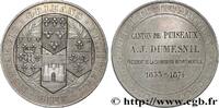 FRANCE Médaille de récompense, Conseil général du départe CONSEIL GÉNÉRAL, DÉPARTEMENTAL OU MUNICIPAL - CONSEILLERS 1874 (45,5mm, 51,64g, 12h) -
