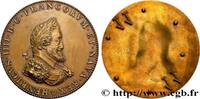 FRANCE Médaille, Refrappe uniface du buste d’Henri IV HENRI IV LE GRAND Monnaie de Paris n.d. (55,5mm, 44,58g, 12h) -