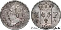 FRANCE 1/4 franc Louis XVIII LOUIS XVIII Paris 1822 (15mm, 1,26g, 6h) -