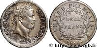 FRANCE Demi-franc Napoléon Ier tête laurée, Empire frança PREMIER EMPIRE / FIRST FRENCH EMPIRE Paris 1814 (18mm, 2,50g, 6h) -