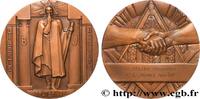 FRANCE Médaille, Grande Orient de France, Loge France-Arm FRANC - MAÇONNERIE n.d. (58,5mm, 99,61g, 12h) -