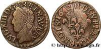 FRANCE Double tournois, type de Warin LOUIS XIII La Rochelle 1642 (19mm, 3,17g, 6h) -