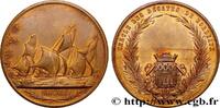FRANCE Médaille, Cercle des régates de Bordeaux MER ET MARINE : PAQUEBOTS, NAVIRES, BATEAUX 33 - Bordeaux n.d. (50,5mm, 67,16g, 12h) -