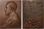 FRANCE Plaquette, Frédéric Sauton, conseiller municipal d CONSEIL GÉNÉRAL, DÉPARTEMENTAL OU MUNICIPAL - CONSEILLERS 1908 (68,5mm, 117,28g, 12h) -