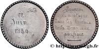 FRANCE Médaille, Réunion de la Montagne DEUXIÈME RÉPUBLIQUE 1849 (38,5mm, 14,91g, 12h) -