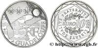FRANCE 10 Euro des RÉGIONS - GUADELOUPE FRANCE Pessac 2010 (29mm, 10g, 12h) -