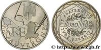 FRANCE 10 Euro des RÉGIONS - AUVERGNE FRANCE Pessac 2010 (29mm, 10g, 12h) -