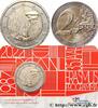 NETHERLANDS Coin-Card 2 Euro 35 ANS DU PROGRAMME ERASMUS NETHERLANDS Utrecht 2022 (25,75mm, 8,50g, 12h) -