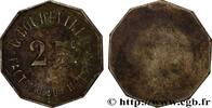 NECESSITY (EMERGENCY COINS AND JETONS OR TOKENS OF 25 Centimes NECESSITY (EMERGENCY COINS AND JETONS OR TOKENS OF ) MISCELLANEOUS TOPICS Paris n.d. (24,5mm, 3,45g, h) -
