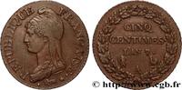 FRANCE Cinq centimes Dupré, grand module DIRECTOIRE Paris 1799 (28mm, 10,59g, 6h) -