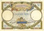 FRANCE 50 Francs LUC OLIVIER MERSON type modifié FRANCE 50 Francs LUC OLIVIER MERSON type modifié 1934 XF+ -