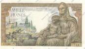 FRANCE 1000 Francs DÉESSE DÉMÉTER FRANCE 1000 Francs DÉESSE DÉMÉTER 1942 UNC- -