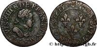 FRANCE Double tournois, type 2 LOUIS XIII Amiens 1615 (20mm, 2,78g, 6h) -