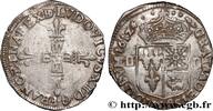 FRANCE Quart d'écu de Béarn LOUIS XIII Morlaàs 1612 (31mm, 9,57g, 2h) -