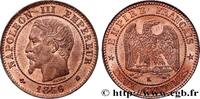 FRANCE Deux centimes Napoléon III, tête nue SECOND EMPIRE Bordeaux 1856 (20mm, 2,00g, 6h) -