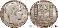 FRANCE 20 francs Turin III REPUBLIC 1937 (35mm, 20,00g, 6h) -